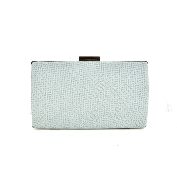 Rigid ladies evening clutch bag