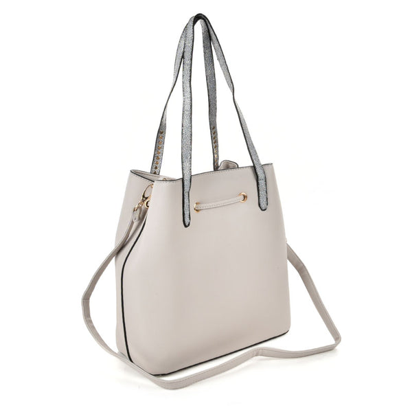 Rucksack style studded handbag