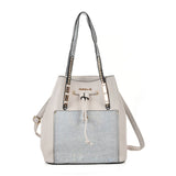 Rucksack style studded handbag