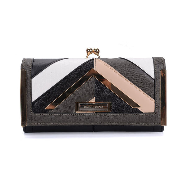 Sally Young Patchwork Stripe Purse