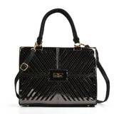 Sally Young metallic cut out handbag