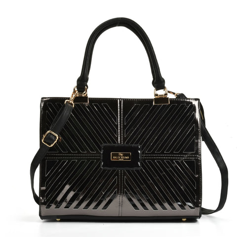 Sally Young metallic cut out handbag