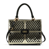 Sally Young metallic cut out handbag