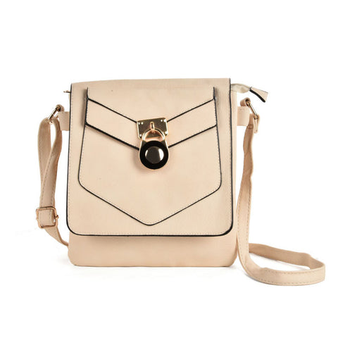 Boxy crossbody bag with buckle detail