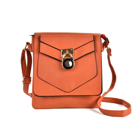 Boxy crossbody bag with buckle detail