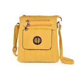 Zip and pocket crossbody bag