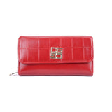 New Women Embossed Flag Long Purse