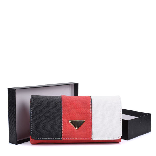 Watermelon Red - Fashion Lady Patchwork Purse